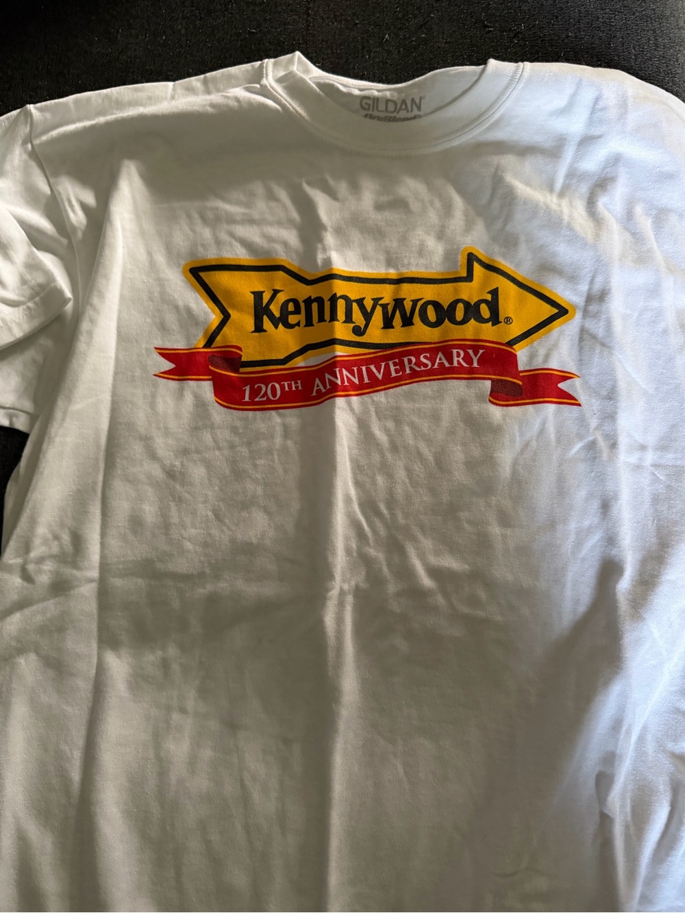 Kennywood 120th Anniversary White Graphic Tee